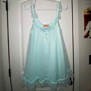 vintage babydoll dress and coverup